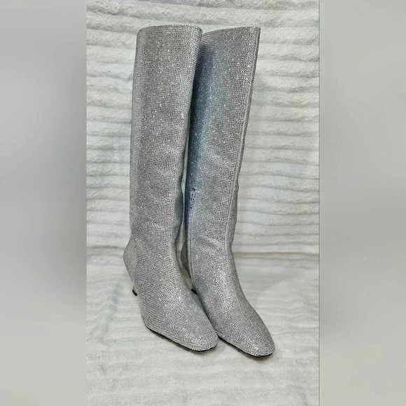 NEW KATY PERRY ZAHARRAH BOOTS SPARKLING CRYSTALS ON THE ENTIRE BOOTS SIZE 7 - Picture 3 of 7